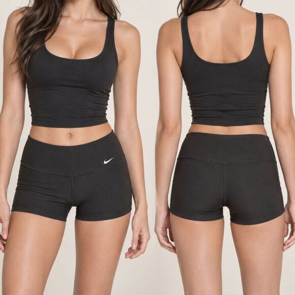 Nike Pants - Nike Black Active Shorts XS High Waisted Workout Shorts